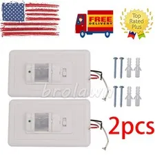 2x Automatic PIR Occupancy Motion Sensor Light Switch Auto On/Off Infrared