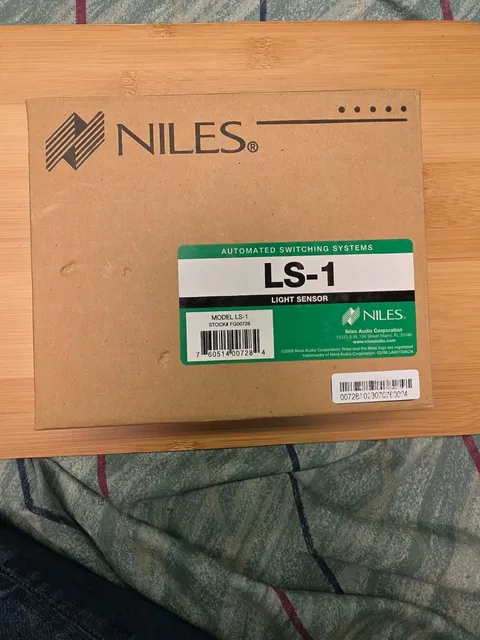 Niles Automated Switching Systems LS-1 Light Sensor - New In Box 