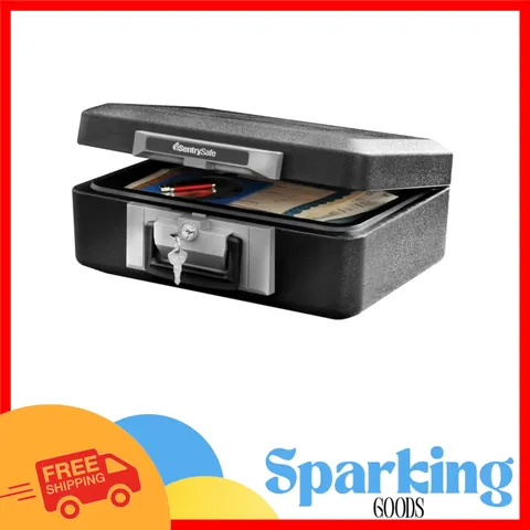 Secure Fireproof Safe with Key Lock - Trusted Protection for Jewelry & Documents