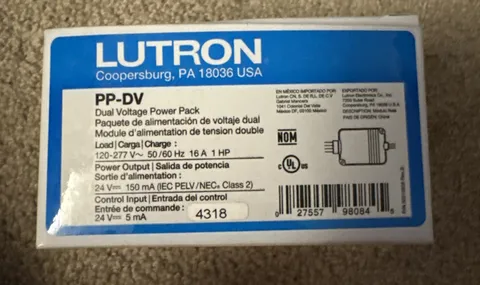 Lutron PP-DV Power Pack - Black