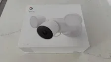 Google Nest Outdoor Surveillance Camera with Motion Activated Floodlight - Wired
