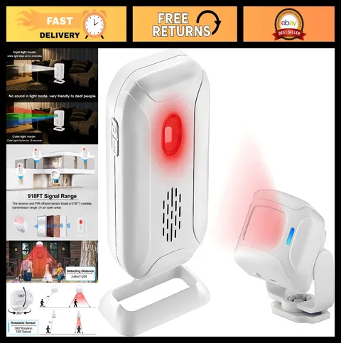 Motion Sensor Doorbell Door Chime Entry Alert Alarm for Business Store
