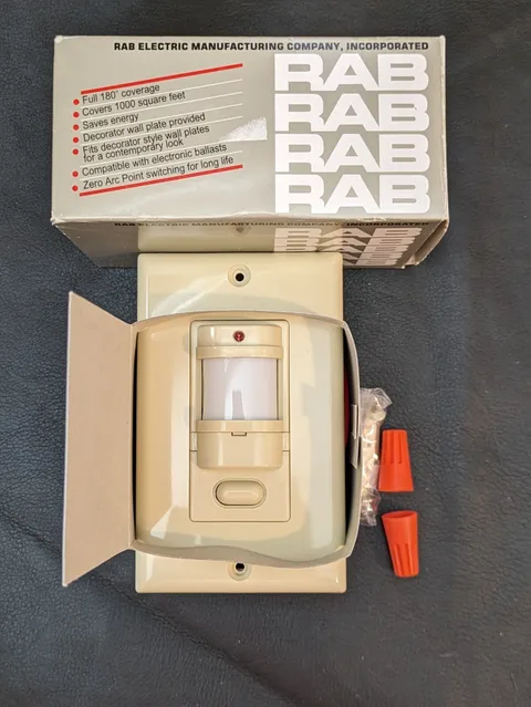 RAB Lightalert Smart Switch Occupancy Sensor LOS1000I/277 Beige NEW