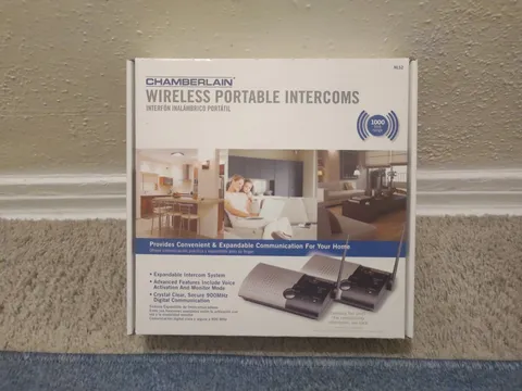 Chamberlain NLS2 Wireless Portable Intercom Double Unit 900 MHz Communication 