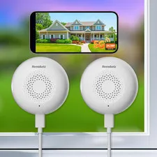 3MP 2K Window Security Camera for Home, AI Human Detection, Real-Time Alerts, Sm