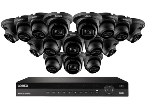 Lorex Elite Series 4K 16 Channel 4TB Wired NVR (Open Box) + 16 IP Cameras (NEW)