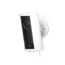 Ring Spotlight Cam Pro (Newest Model, 4k, White, Plug-In)