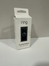 Ring Video Doorbell (Wired) Black - New Open Box