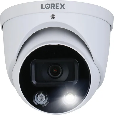 Outdoor 4K IP Add-On Metal Dome | NVR Add-On | Smart Motion Detection | 2-Way...