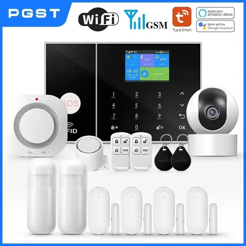 ANTI-THEFT ALARM TOUCH SCREEN HOME COMBO GSM WIRELESS WIRELESS APP KIT