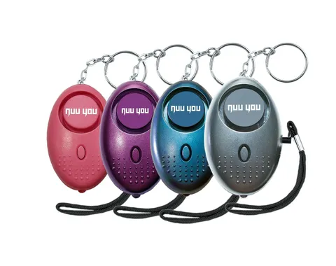 Personal Alarm keychain for WOMEN/KIDS siren 140 DB LOUD & LED light (4 PACK)