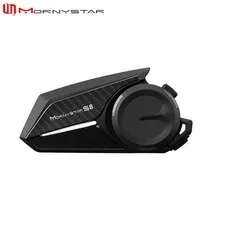 Mornystar S8 Motorcycle Intercom Bluetooth Helmet Headset 6 Riders Communicator