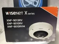 Wisenet Hanwha XNF-9010RV 12MP 360° Panoramic Fisheye Network IP Camera PoE NEW!