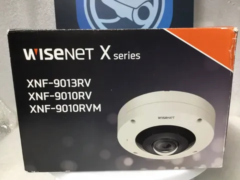 Wisenet Hanwha XNF-9010RV 12MP 360° Panoramic Fisheye Network IP Camera PoE NEW!