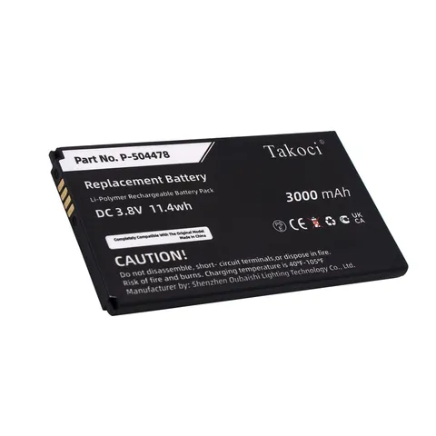 Replacement Battery for ADT P-504478 Command Secondary Color Touchscreen Keyp...