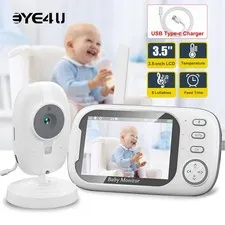New 3.5 Inch Video Baby Monitor Night Vision Security Camera 2.4G Two Way