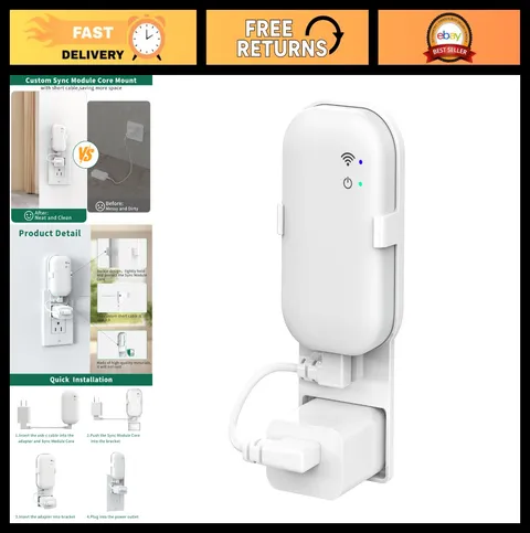 Space-Saving Wall Mount for Blink Sync Module & Cameras, No Messy Wires, 1 Pack