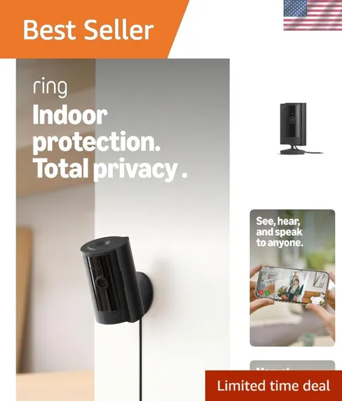 Indoor Cam, Home or business security in 1080p HD video, Black