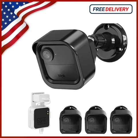 3 Pack All New Blink Outdoor & Indoor Wireless Home Security Camera System Mount