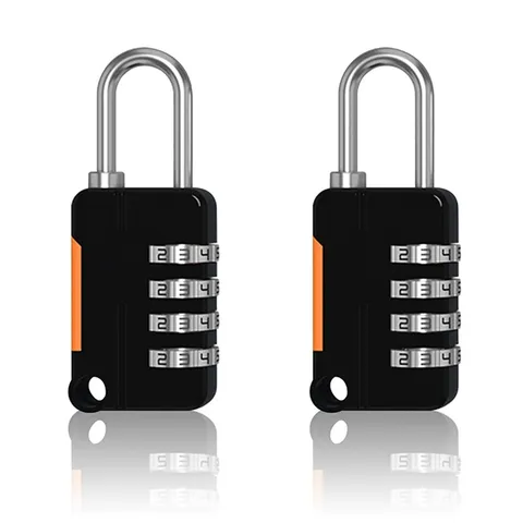 2PCS 4 Digit Number Combination Pad Lock Padlock Outdoor  Lock Suitcase1229