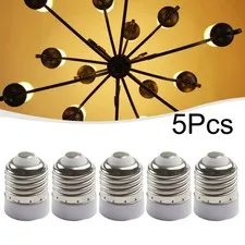 Brand New Light Bulb Socket 5PCS Bulb Base Adapter Candelabra Chandelier