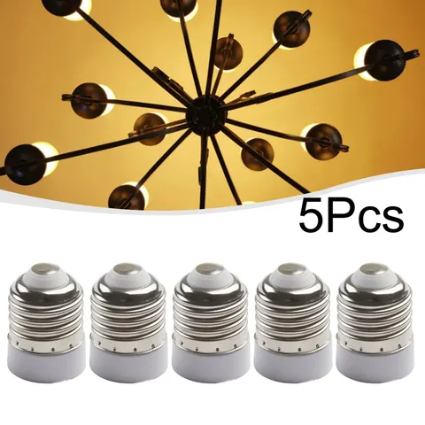 Brand New Light Bulb Socket 5PCS Bulb Base Adapter Candelabra Chandelier