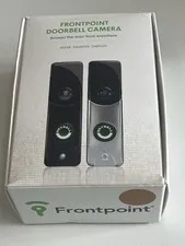 Frontpoint A2BAC01256 Doorbell Camera Safer Smarter Simpler Speaker Microphone