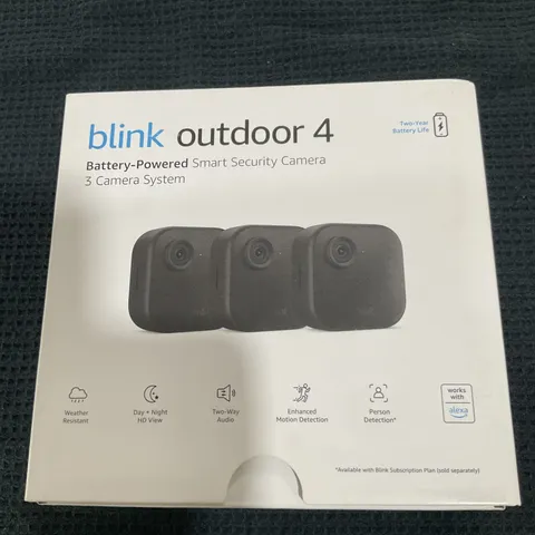 Blink Outdoor 4  Battery smart Powered Smart Security 3 Camera System 