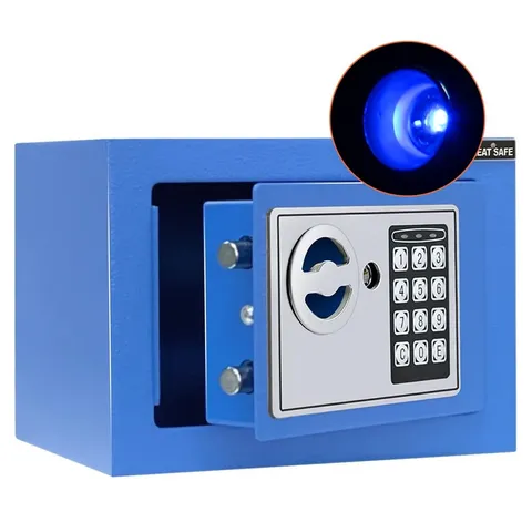 JUGREAT Safe Box with Sensor Light,Electronic Digital Security Safe Steel Con...