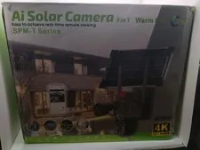 Ai Solar Camera 3 In 1 SPM-T Series Outdoor Security Camera 4K Ultra HD 4G Wifi