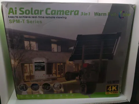Ai Solar Camera 3 In 1 SPM-T Series Outdoor Security Camera 4K Ultra HD 4G Wifi