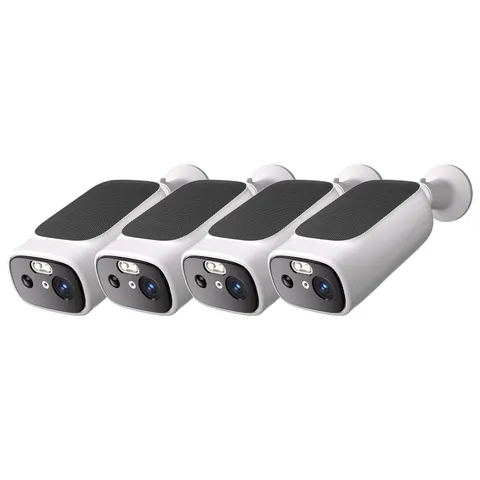 2K Solar Battery Powered Wifi Outdoor Home Security Camera System Wireless