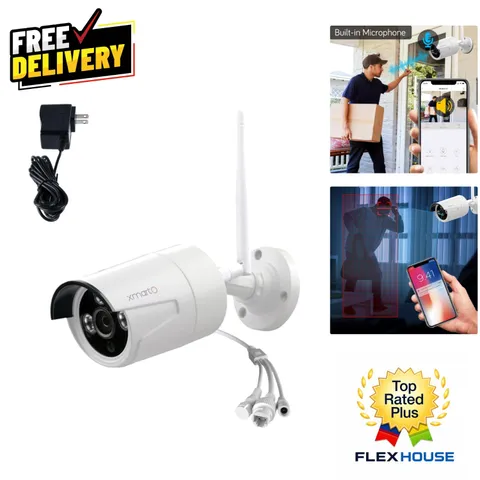 2K 3MP WiFi 6 Security Camera with  Waterproof Rating for Indoor/Outdoor Use