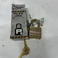 Pacific Lock AA59487-2SC Padlock w/ Chain