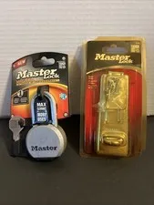 Master Lock Magnum Heavy Duty Padlock And Steel Hasp