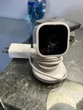 Blink Mini 1080p Wired Wi-Fi Indoor IP Security Camera, White w/ Bracket