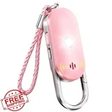 ISEYOU Personal Safety Alarm Pink