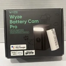 Wyze  Battery Cam Pro 2k HDR Wireless OutdoorIndoor Security Camerablack G2U