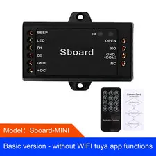 Sboard Mini Size Single Door 5G Wifi Tuya App Remote Control Access Control Pane