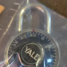 Yale Yale & Towne Silver Metal Combination Padlock, No Key, Dial Lock