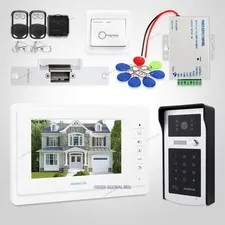 7inch Hands-free Video Door Entry Call System with Mute Mode for Home Security