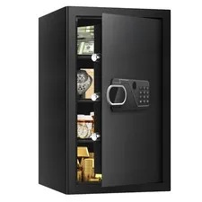 5.1 Cuft Large Home Safe Fireproof Waterproof, Anti-Theft Fireproof Safe Box ...