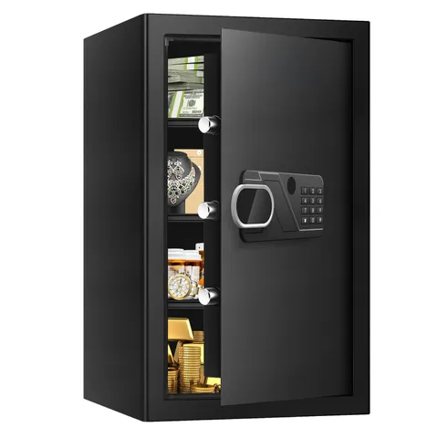 5.1 Cuft Large Home Safe Fireproof Waterproof, Anti-Theft Fireproof Safe Box ...