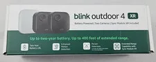 (2 Pack) Blink Outdoor 4 XR Battery Powered Camera w/ Sync Module