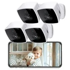 Cameras for Home Security 5GHz, 2K Indoor Camera, Pet Camera with Phone App, ...