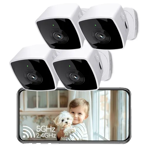 Cameras for Home Security 5GHz, 2K Indoor Camera, Pet Camera with Phone App, ...