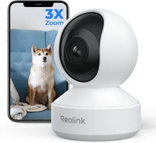 REOLINK 4K UHD Pan & Tilt Dual-Band Wi-Fi 6 Indoor Security Camera with 3X Optic