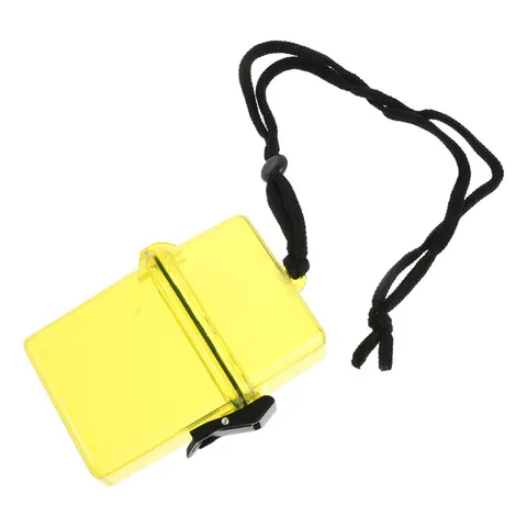Diving Seal Box Dry Storage Case: Waterproof Floating Box with Lanyard & Latch
