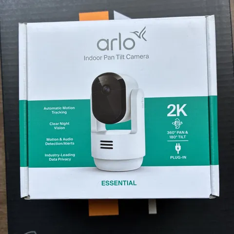 Arlo Indoor Pan Tilt Essential 2K Wi-Fi Surveillance Camera Motion Tracking