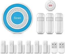 Home Security Systems with Door/Window Sensors and Motion Detectors,Wireless Bur